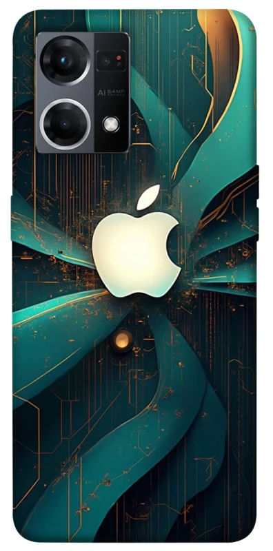 Чохол на Oppo Reno 7 4G Apple logo ver.4 фото 1 з 1
