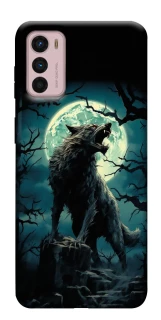 Чохол на Motorola Moto G42 Вовк під місяцем фото 1 з 1