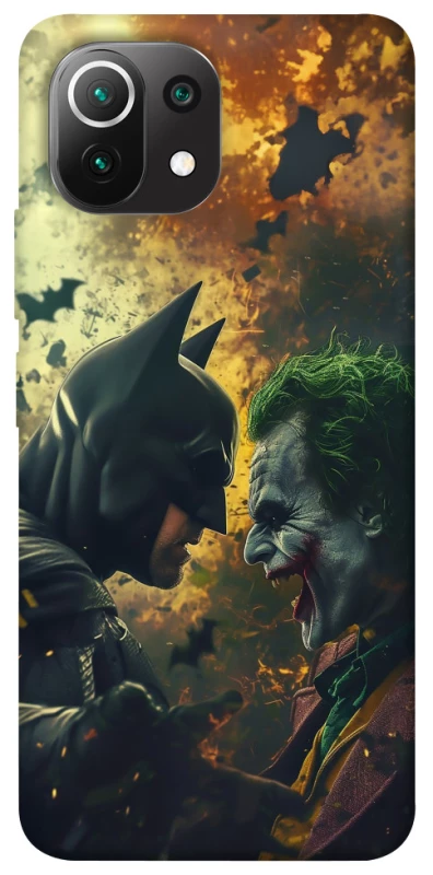Чехол на Xiaomi Mi 11 Lite Batman and the Joker фото 1 из 1