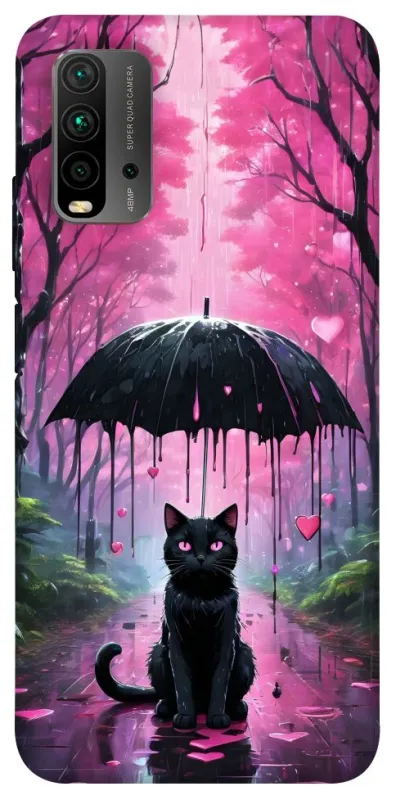 Чехол на Xiaomi Redmi 9T Black cat фото 1 из 1