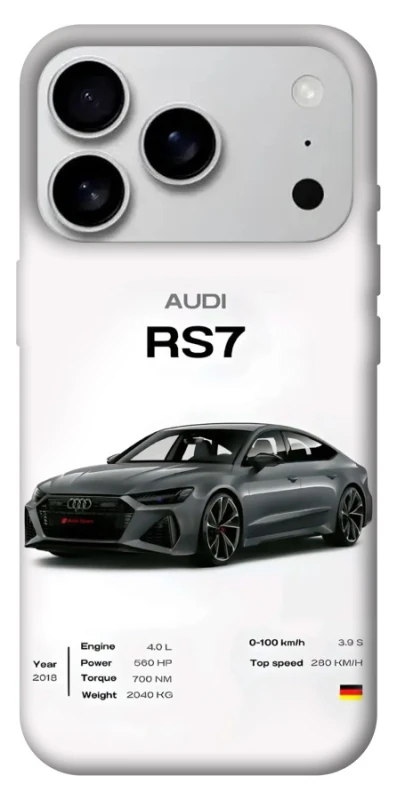 Чехол на Apple iPhone 17 Pro Max (6.9") Audi RS7 фото 1 из 1