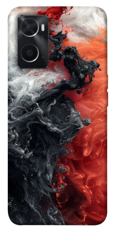 Чохол на Oppo A76 4G Black and Red фото 1 з 1