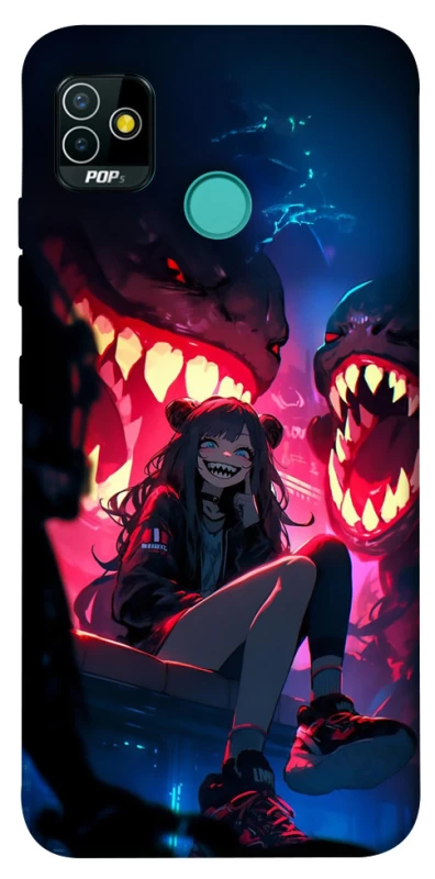 Чохол на TECNO POP 5 Anime girl фото 1 з 1