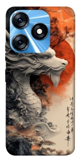 Чохол на TECNO Spark 10 white dragon фото 1 з 1