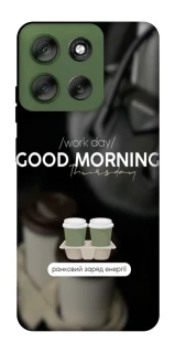 Чохол на Motorola Moto G56 5G Thursday coffee фото 1 з 1