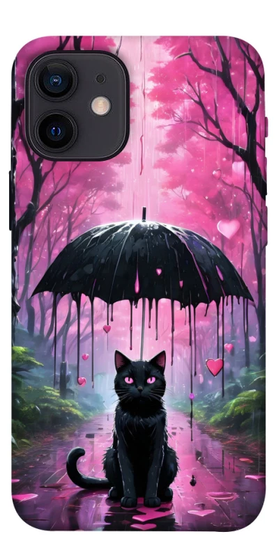 Чохол на Apple iPhone 12 mini (5.4") Black cat фото 1 з 1