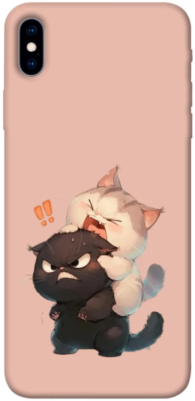 Чохол на Apple iPhone XS Max (6.5") Сat and cat фото 1 з 1