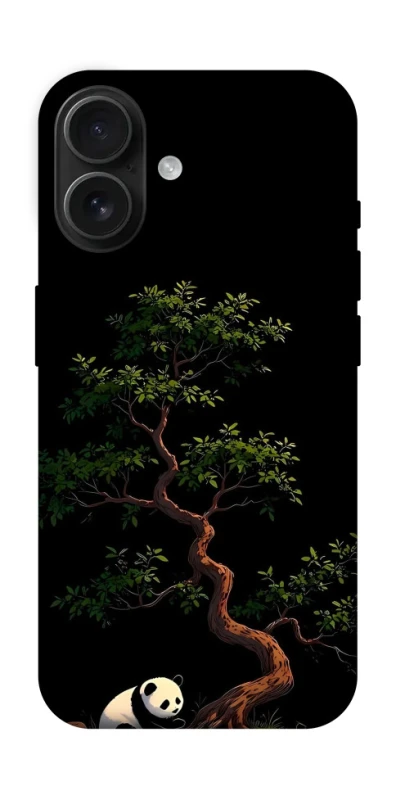 Чехол на Apple iPhone 16 Panda and tree фото 1 из 1