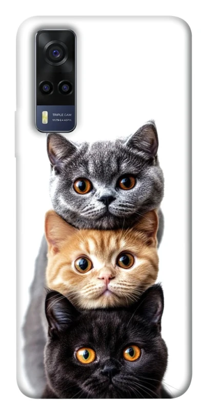 Чохол на Vivo Y53s Гарні котики фото 1 з 1