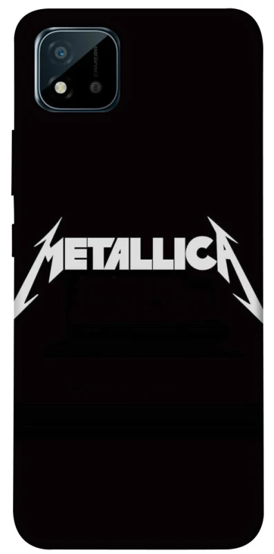 Чехол на Realme C20 Metallica logo фото 1 Чехол на Realme C20 Metallica logo фото 1 из 1