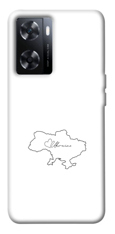 Чохол на OnePlus Nord N20 SE Ukraine map фото 1 з 1
