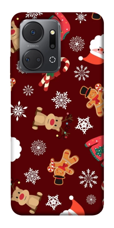 Чохол на Huawei Honor X7a Новорічний v6 фото 1 з 1