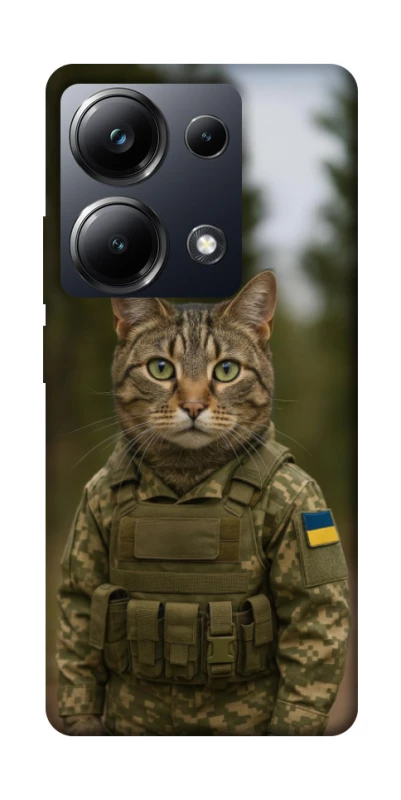 Чехол на Xiaomi Poco M6 Pro 4G Кот защитник фото 1 из 1