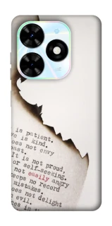 Чехол на TECNO Spark Go 2024 Стихи фото 1 из 1