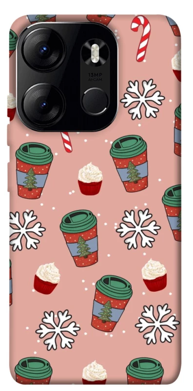 Чохол на Tecno Spark Go 2023 Новорічний v38 фото 1 з 1