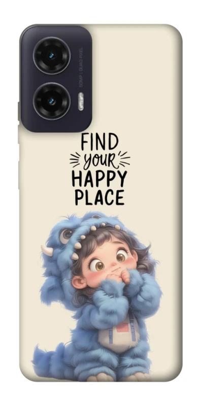 Чохол на Motorola Moto G35 Happy Place фото 1 з 1