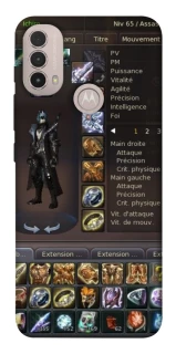 Чехол на Motorola Moto E40 Character Menu ver.1 фото 1 из 1