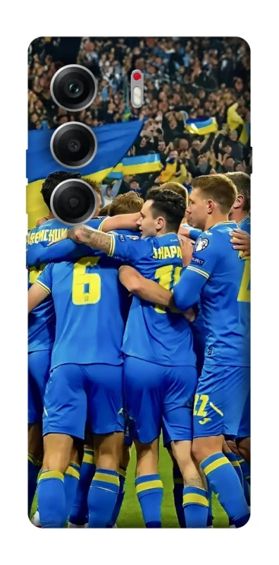 Чехол на Tecno Camon 40 Сборная Украины v3 фото 1 из 1