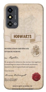 Чехол на ZTE Blade A53 The Hogwarts acceptance letter фото 1 из 1