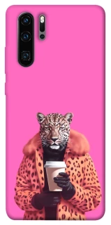 Чохол на Huawei P30 Pro Леопард з кавою фото 1 з 1