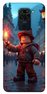 Чохол на Xiaomi Redmi Note 9 / Redmi 10X Roblox Fire Logo Blue Flames фото 1 з 1