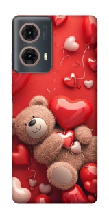 Чохол на Motorola Moto G85 bear in hearts фото 1 з 1