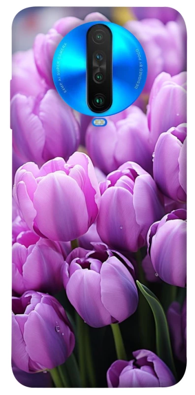 Чохол на Xiaomi Poco X2 Фіолетові тюльпани фото 1 з 1