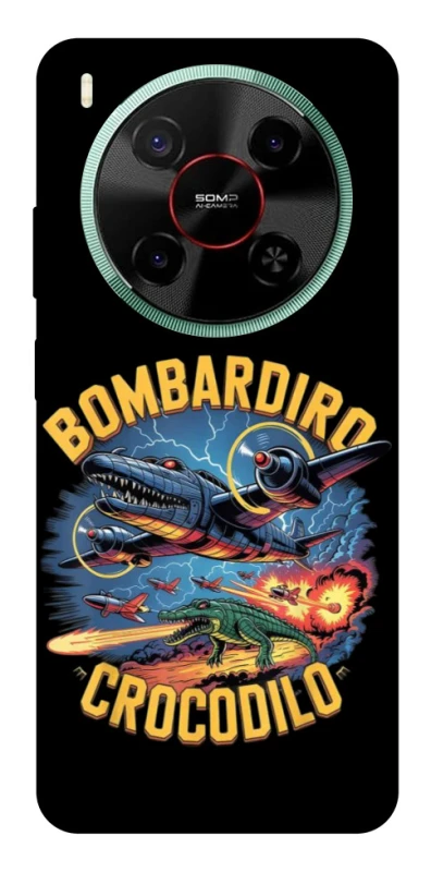 Чохол на ZTE Nubia V70 Max Bombardino Crocodilo v2 фото 1 з 1