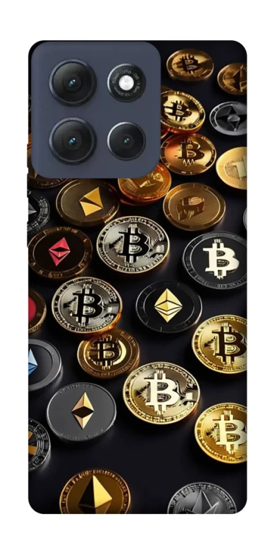 Чохол на Motorola Moto G86 Power Many coins фото 1 з 1