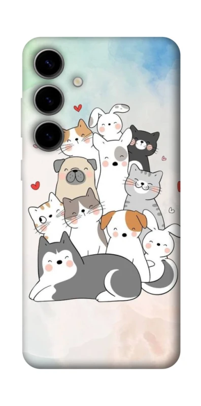 Чохол на Samsung Galaxy S25 Funny Pets ver.2 фото 1 з 1