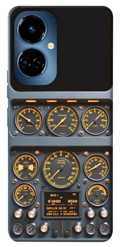 Чохол на TECNO Camon 19 Pro Airplane instrument panel фото 1 з 1