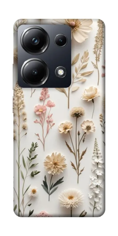 Чохол на Xiaomi Poco M6 Pro 4G Floral design ver.1 фото 1 з 1