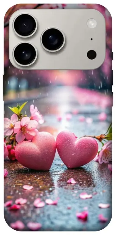 Чехол на Apple iPhone 18 Pro Pink heart фото 1 из 2