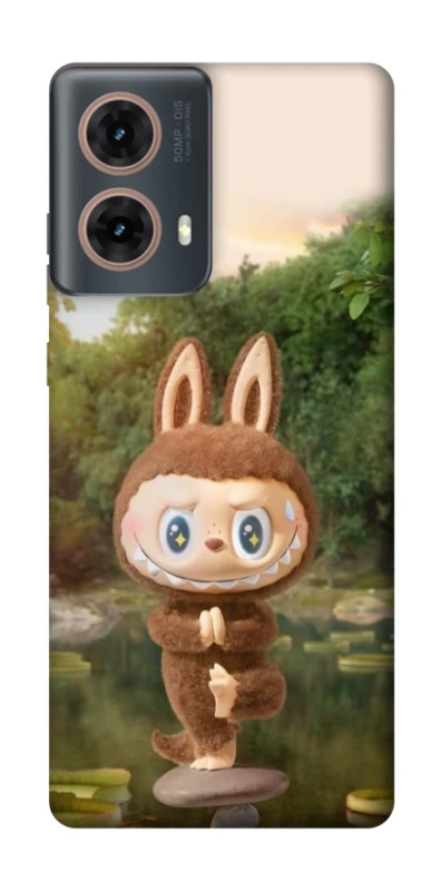 Чохол на Motorola Moto G85 Labubu Yoga фото 1 з 1