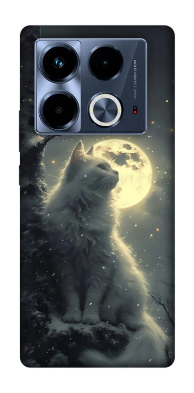 Чохол на Infinix Note 40 4G Кіт під місяцем фото 1 з 1