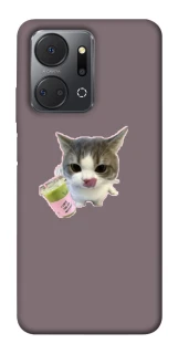 Чохол на Huawei Honor X7a cat matcha фото 1 з 1