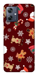 Чехол на Motorola Moto G54 Новогодний v6 фото 1 из 1