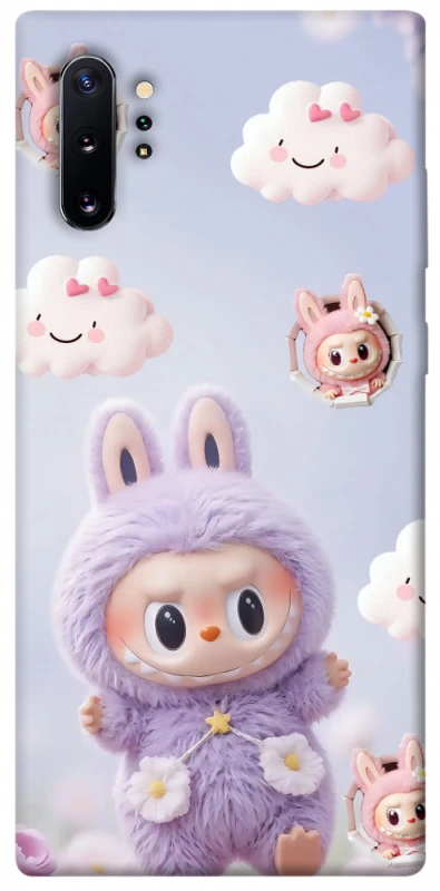 Чохол на Samsung Galaxy Note 10 Plus Labubu & clouds фото 1 з 1