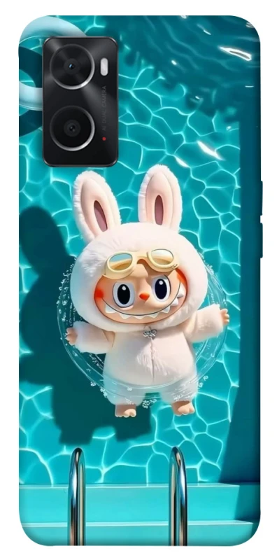 Чохол на Oppo A76 4G Labubu in the pool ver.2 фото 1 з 1