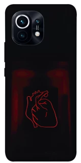 Чохол на Xiaomi Mi 11 Червоне серце фото 1 з 1