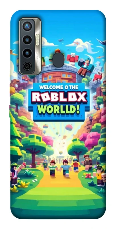 Чехол на TECNO Camon 17 Roblox World фото 1 из 1