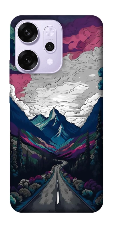 Чохол на Oppo Reno 14 Pro Намальовані гори фото 1 з 1