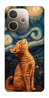 Чехол на Oppo A5 Pro 4G van gogh cat фото 1 из 1