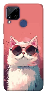 Чохол на Realme C15 Сat with glasses фото 1 з 1