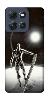 Чохол на Motorola Moto G86 Срібний серфер фото 1 з 1