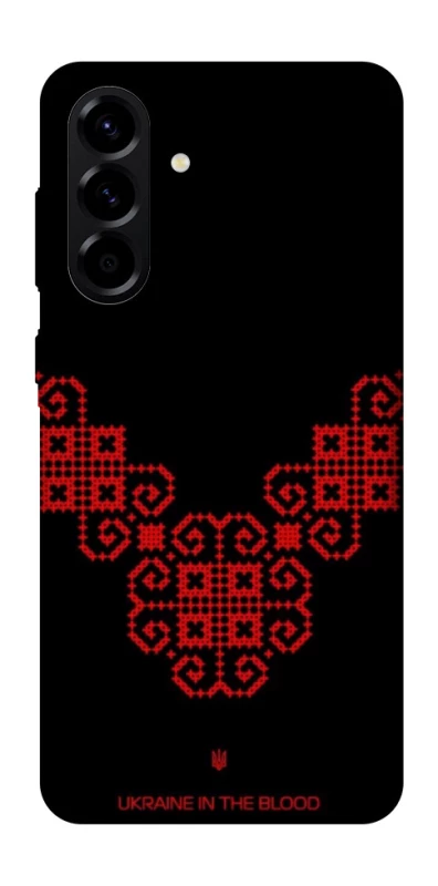 Чехол на Samsung Galaxy A56 5G Черно-красная вышиванка фото 1 из 1