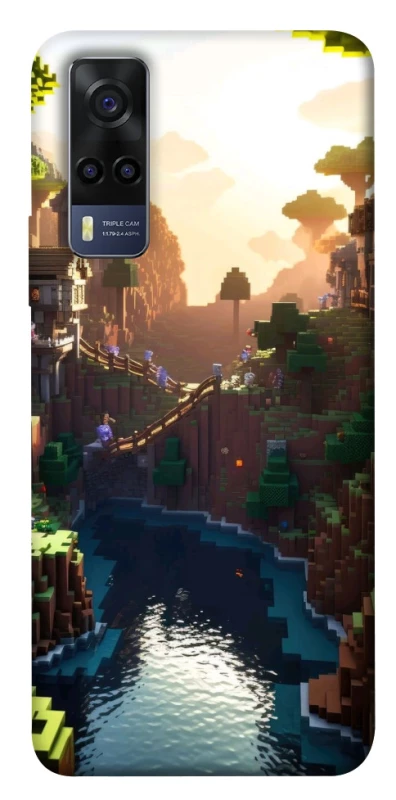 Чохол на Vivo Y53s Minecraft sunset фото 1 з 1
