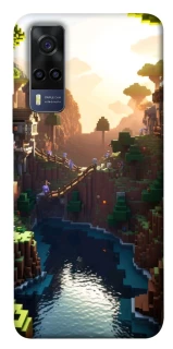 Чехол на Vivo Y53s Minecraft sunset фото 1 из 1