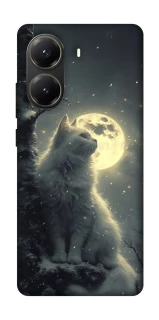 Чохол на Xiaomi Poco X6 Pro Кіт під місяцем фото 1 з 1