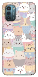 Чохол на Nokia G21 Funny Kittens ver.2 фото 1 з 1